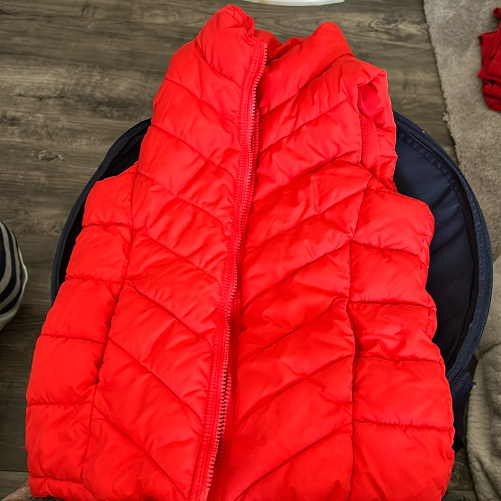 Old navy red vest idk what this is called